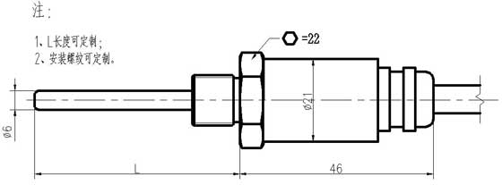 CWB120直接電纜型溫度變送器 CWB120直接電纜型溫度變送器